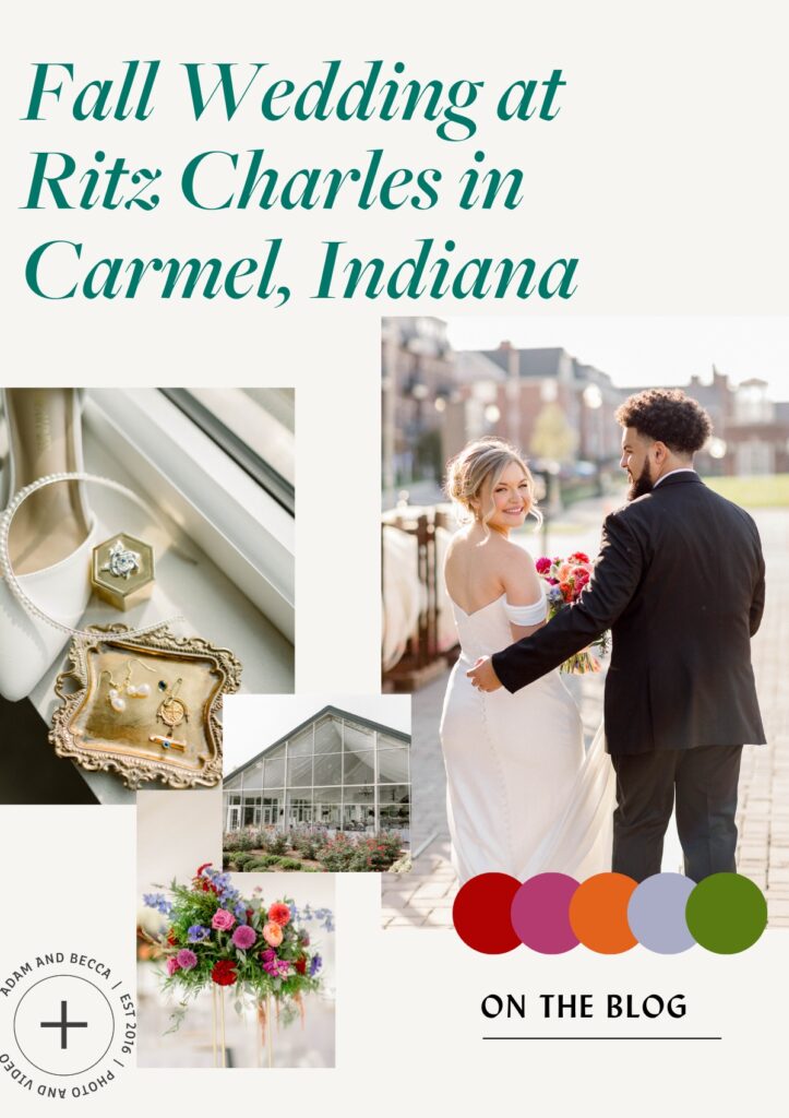 Fall Wedding at Ritz Charles in Carmel, Indiana wedding mood board